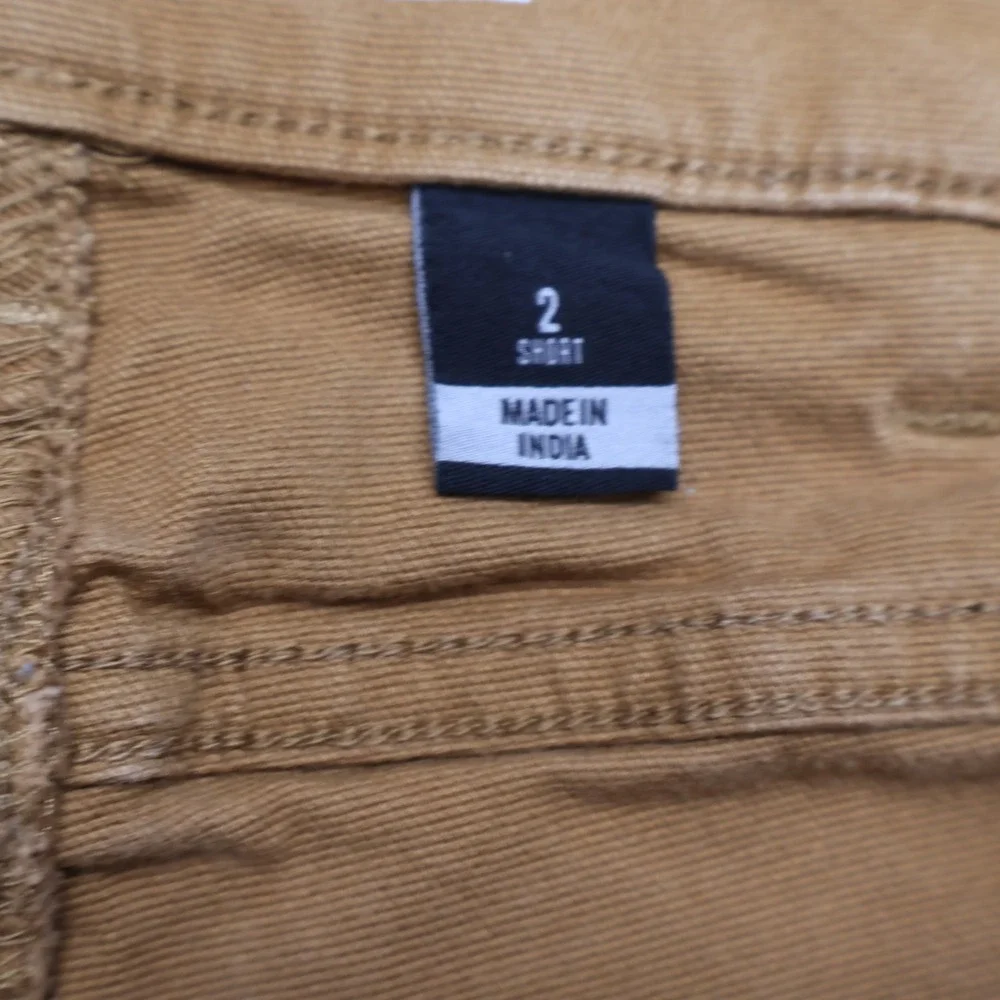 Carhartt Pants Womens 2 Short Brown Essential Ashland Relaxed Fit Workwear 29x30